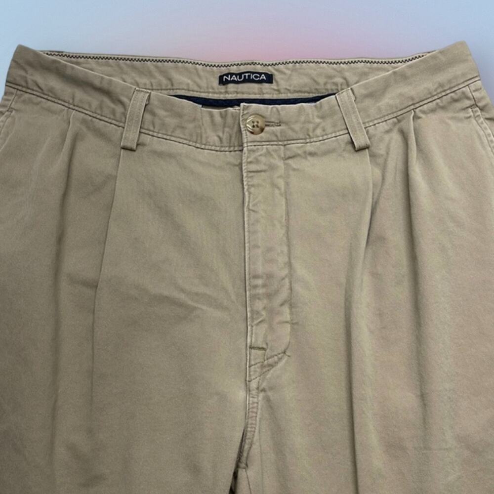 NAUTICA Men’s 34 x 32 Tan Khaki Pants
